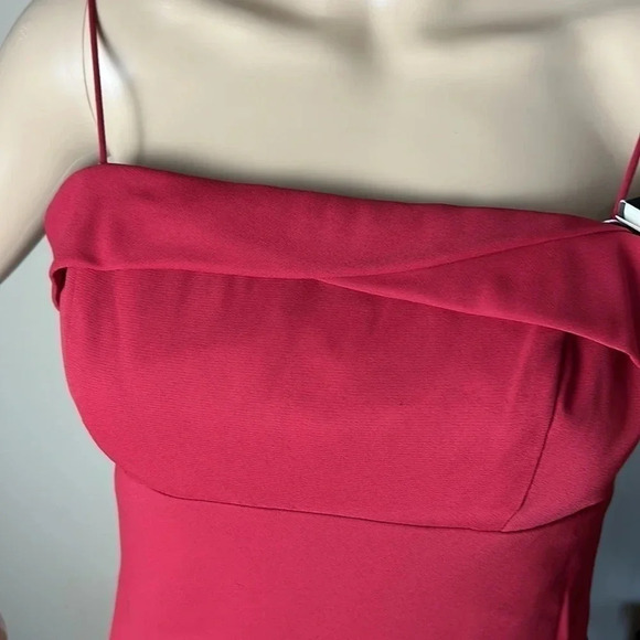 Y2K MICHEALANGELO dress size 6.NWT, red,maxi,fitted,lined,classy,spaghetti strap - Picture 11 of 16